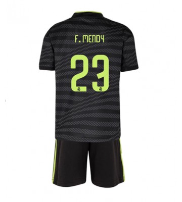 Real Madrid Ferland Mendy #23 Tredjedraktsett Barn 2022-23 Kortermet (+ Korte bukser)
